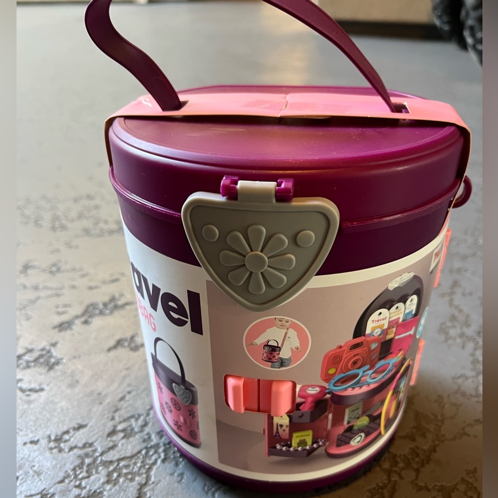 & Other Stories Kids Travel Toy Set - Pink and Purple